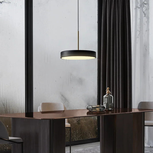 Moderne rund LED-pendellampe til spisestue og stue