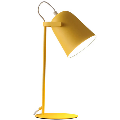 Moderne justerbar bordlampe i metal