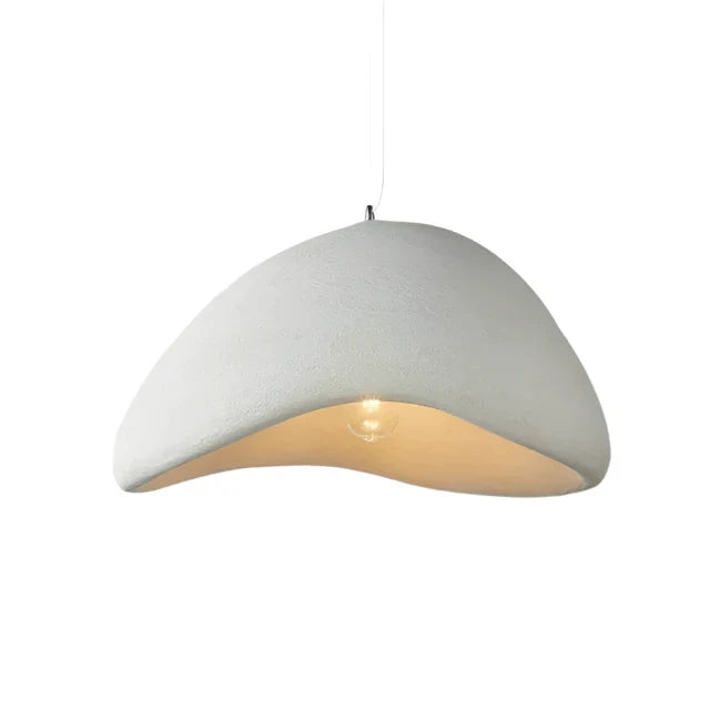 Loftlampe med LED i wabi-sabi stil