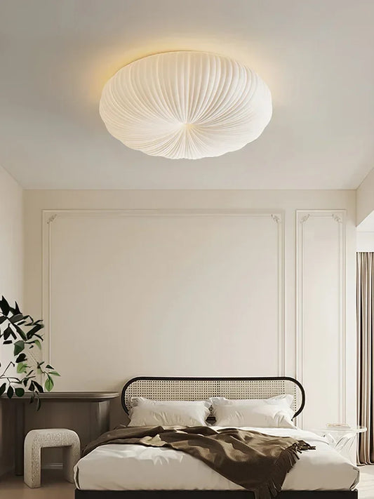 Moderne loftlampe med kuppelskærm – Inspireret af muslingen, japandi-stil