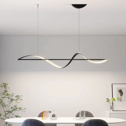 Pendellampe "Bølge" – moderne LED-lampe til spisebord eller køkkenø