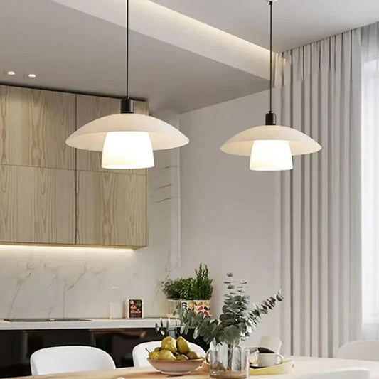 Japansk Pendellampe – Elegant Kuppelformet LED-lampe til Køkken og Spisestue