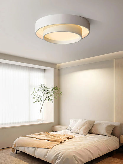 Moderne LED-loftlampe med rund design