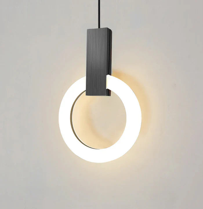 Moderne LED-pendellampe med ring