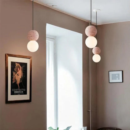 LED Pendellampe "Dobbelt Kugle"