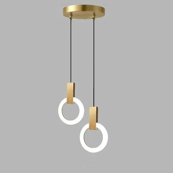Moderne LED-pendellampe med ring