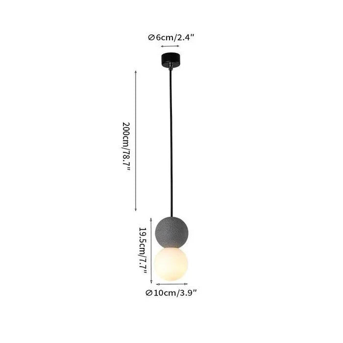 LED Pendellampe "Dobbelt Kugle"