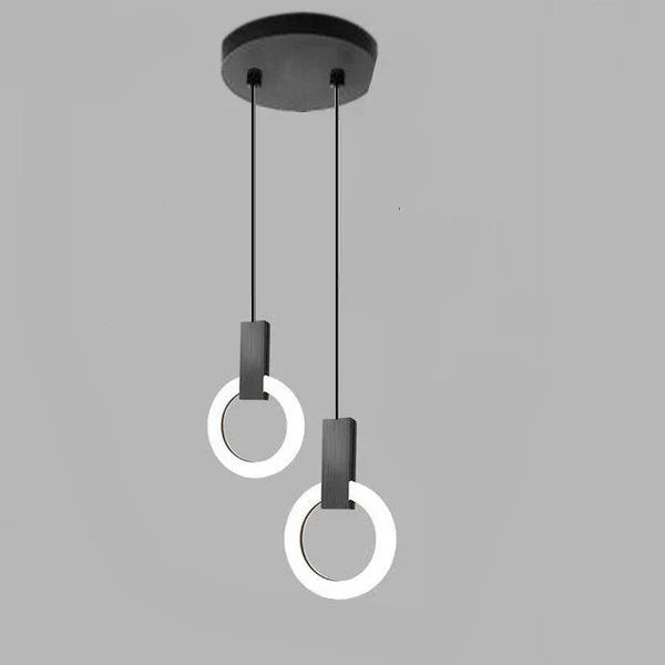 Moderne LED-pendellampe med ring