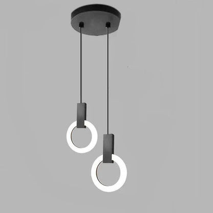 Moderne LED-pendellampe med ring