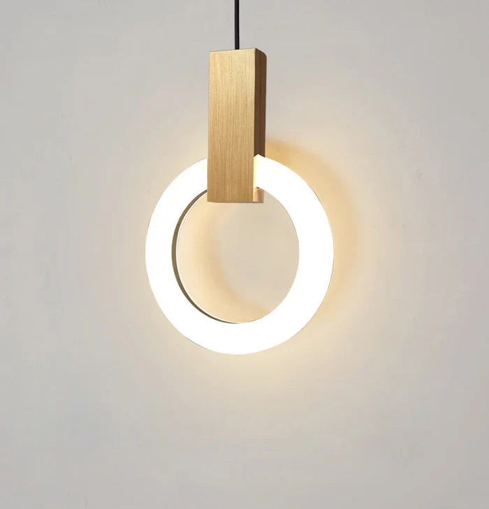 Moderne LED-pendellampe med ring