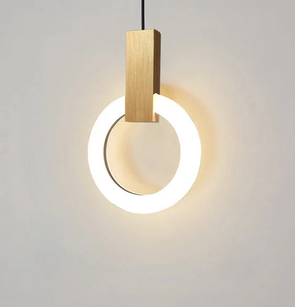 Moderne LED-pendellampe med ring