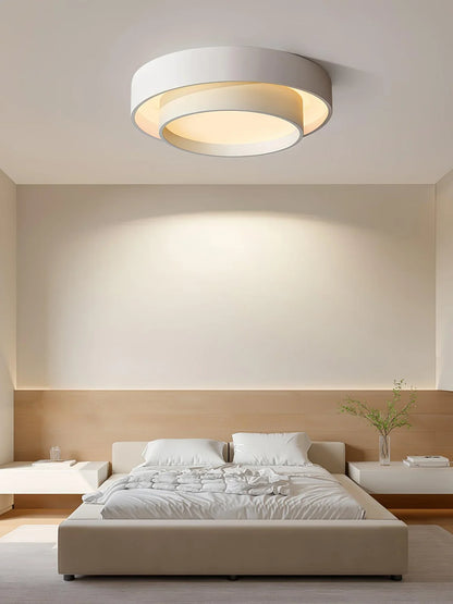 Moderne LED-loftlampe med rund design