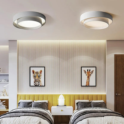 Moderne LED-loftlampe med rund design