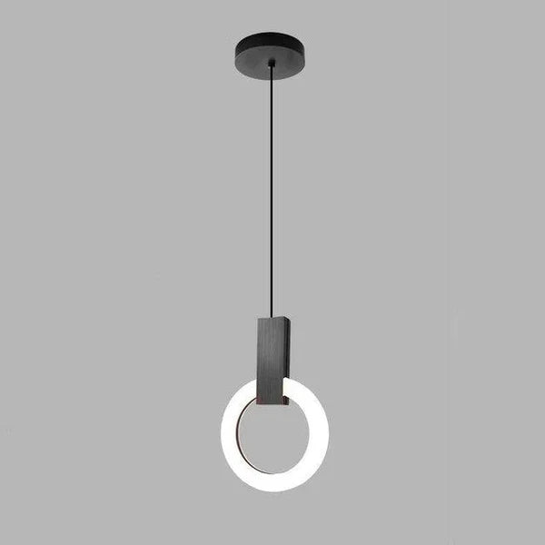 Moderne LED-pendellampe med ring