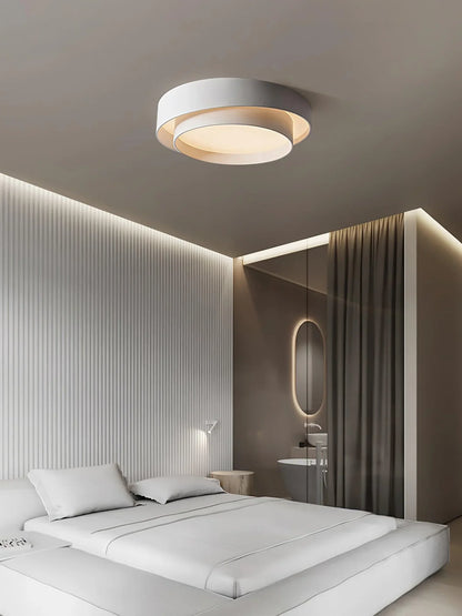 Moderne LED-loftlampe med rund design