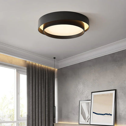 Moderne LED-loftlampe med rund design