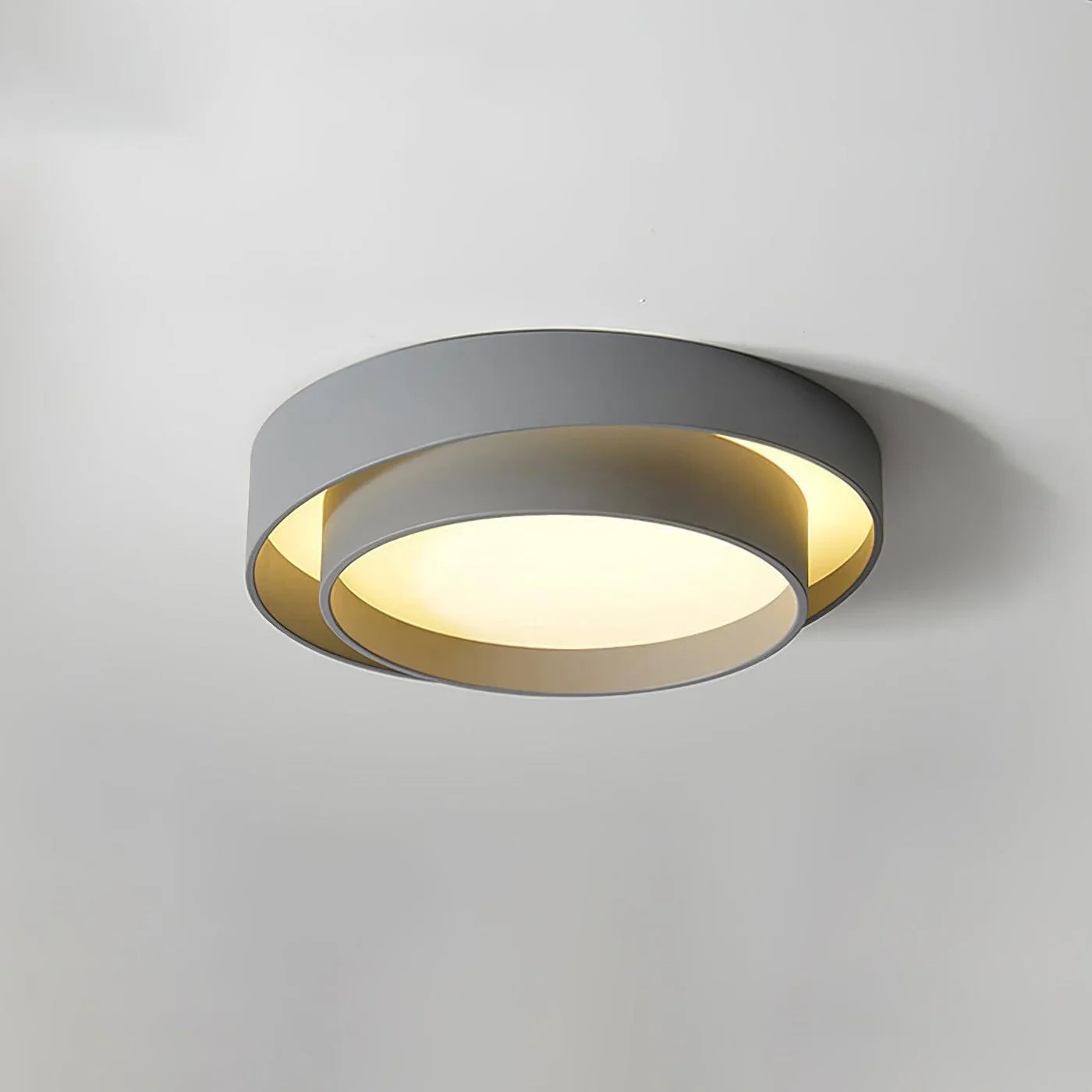 Moderne LED-loftlampe med rund design