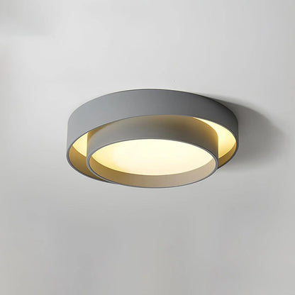 Moderne LED-loftlampe med rund design