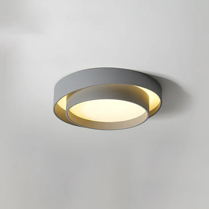 Moderne LED-loftlampe med rund design
