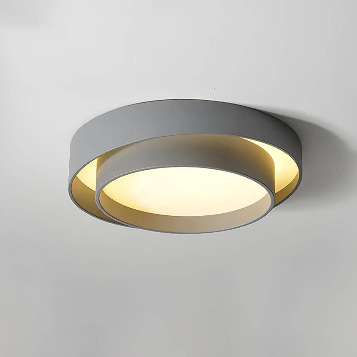 Moderne LED-loftlampe med rund design