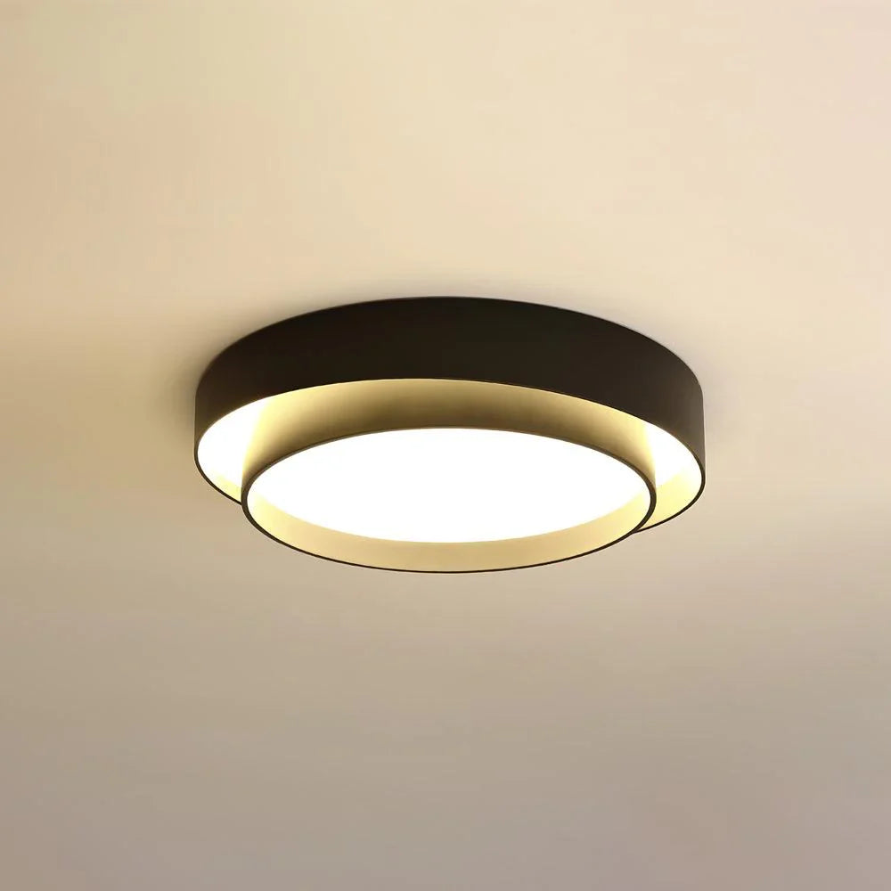 Moderne LED-loftlampe med rund design