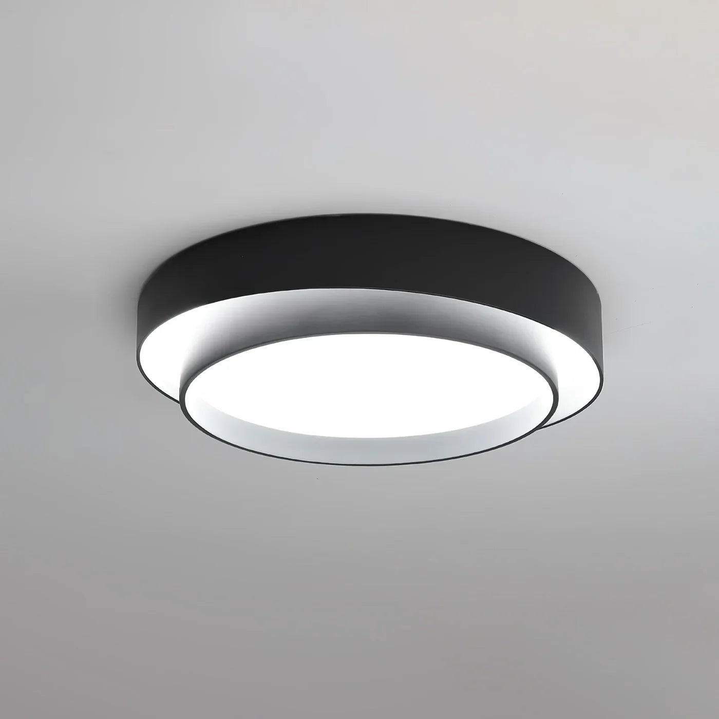 Moderne LED-loftlampe med rund design