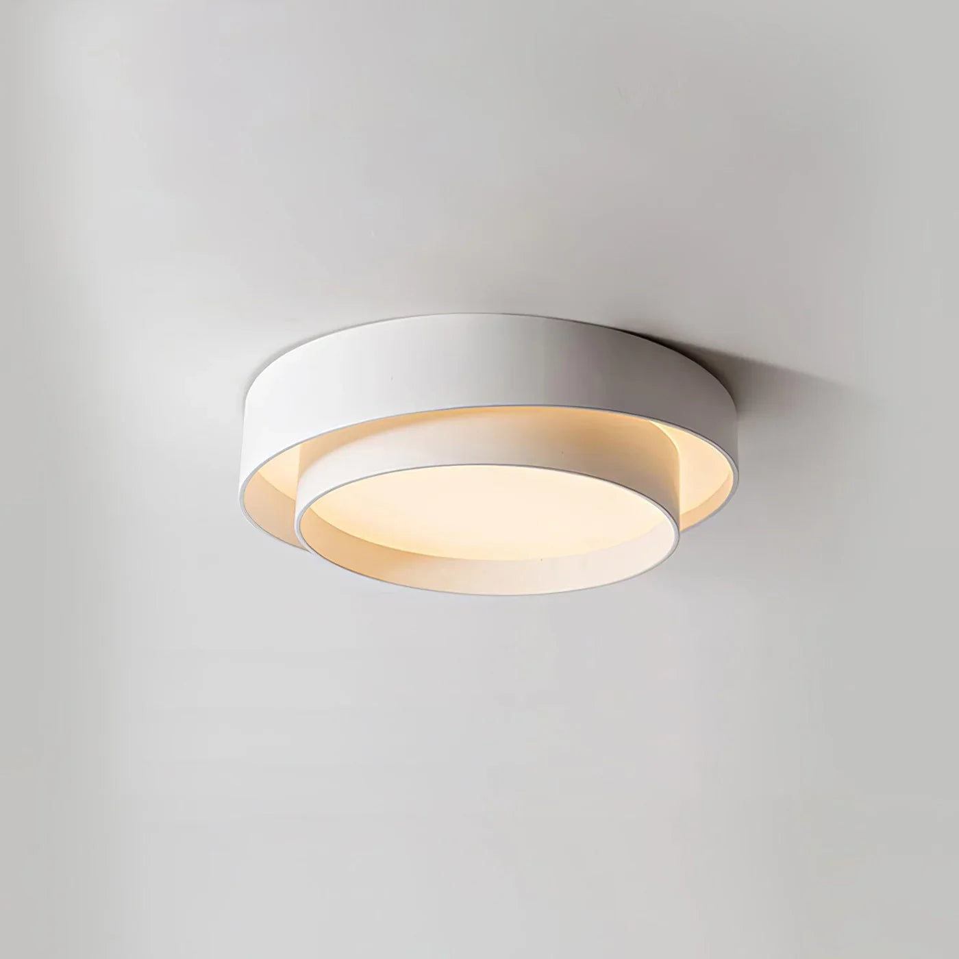 Moderne LED-loftlampe med rund design