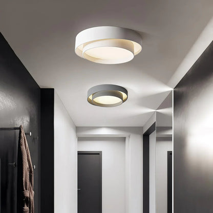 Moderne LED-loftlampe med rund design