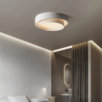 Moderne LED-loftlampe med rund design