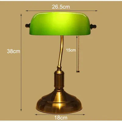 Klassisk Retro Bordlampe i Vintage Stil
