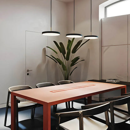 Moderne rund LED-pendellampe til spisestue og stue