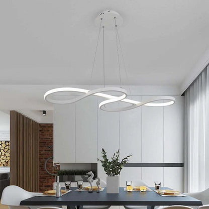 LED Pendellampe med Nodeformede Detaljer – Kreativt Moderne Loftlys