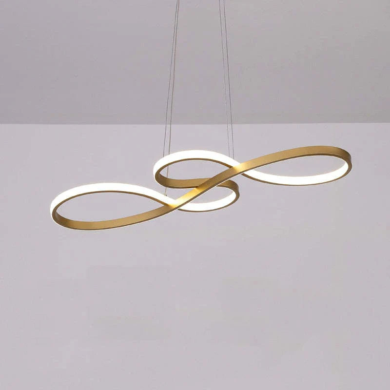 LED Pendellampe med Nodeformede Detaljer – Kreativt Moderne Loftlys