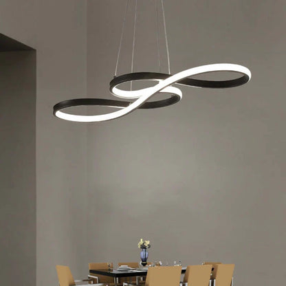 LED Pendellampe med Nodeformede Detaljer – Kreativt Moderne Loftlys
