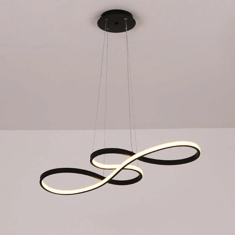 LED Pendellampe med Nodeformede Detaljer – Kreativt Moderne Loftlys