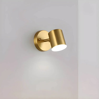 Moderne LED-væglampe med guldfinish