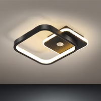 Moderne LED-loftlampe med geometrisk design