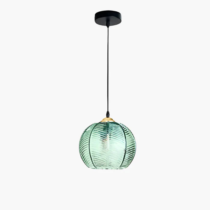 Kugleformet Pendellampe i Glas