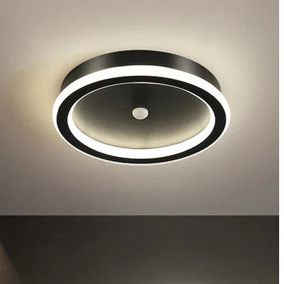 Moderne LED-loftlampe med geometrisk design