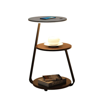 Moderne sengebord med indbygget LED-belysning