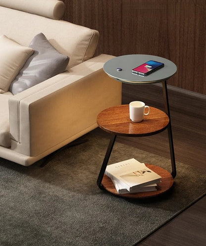 Moderne sengebord med indbygget LED-belysning