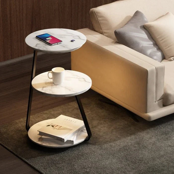 Moderne sengebord med indbygget LED-belysning