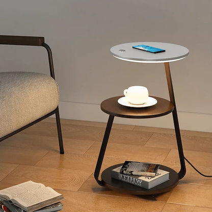 Moderne sengebord med indbygget LED-belysning