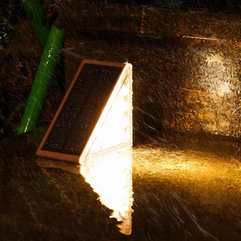 Solardrevet LED-lampesæt til trapper og have