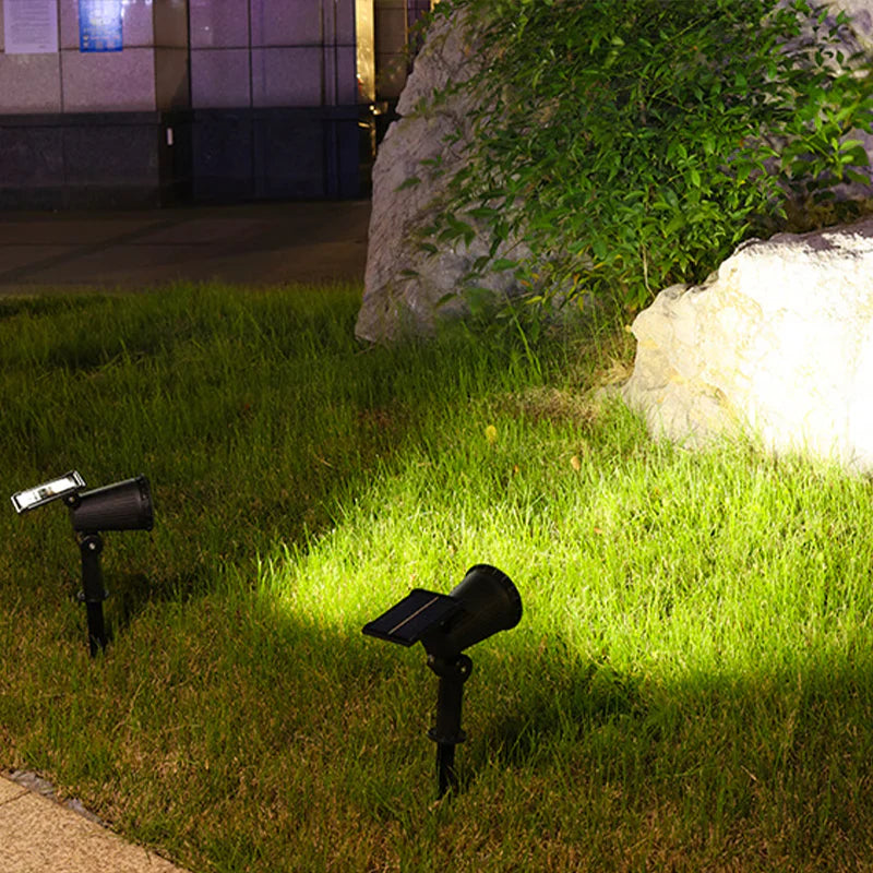 Solardrevet LED-havespot med skumringssensor