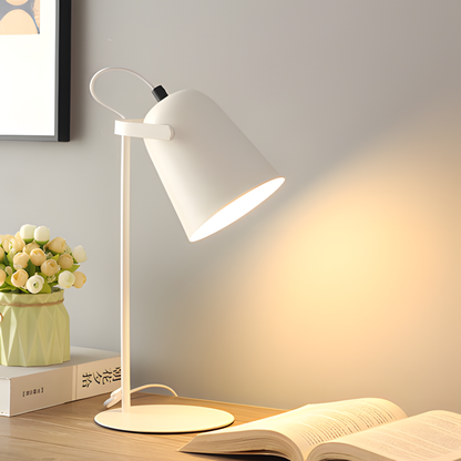 Moderne justerbar bordlampe i metal