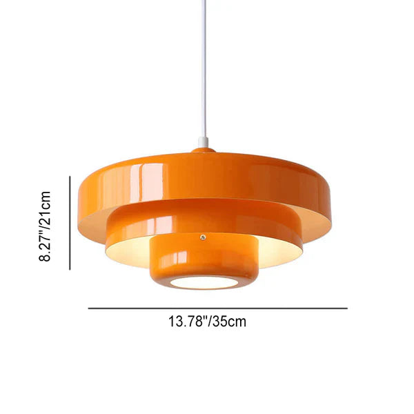 Moderne geometrisk pendellampe med LED