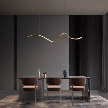 Pendellampe "Bølge" – moderne LED-lampe til spisebord eller køkkenø