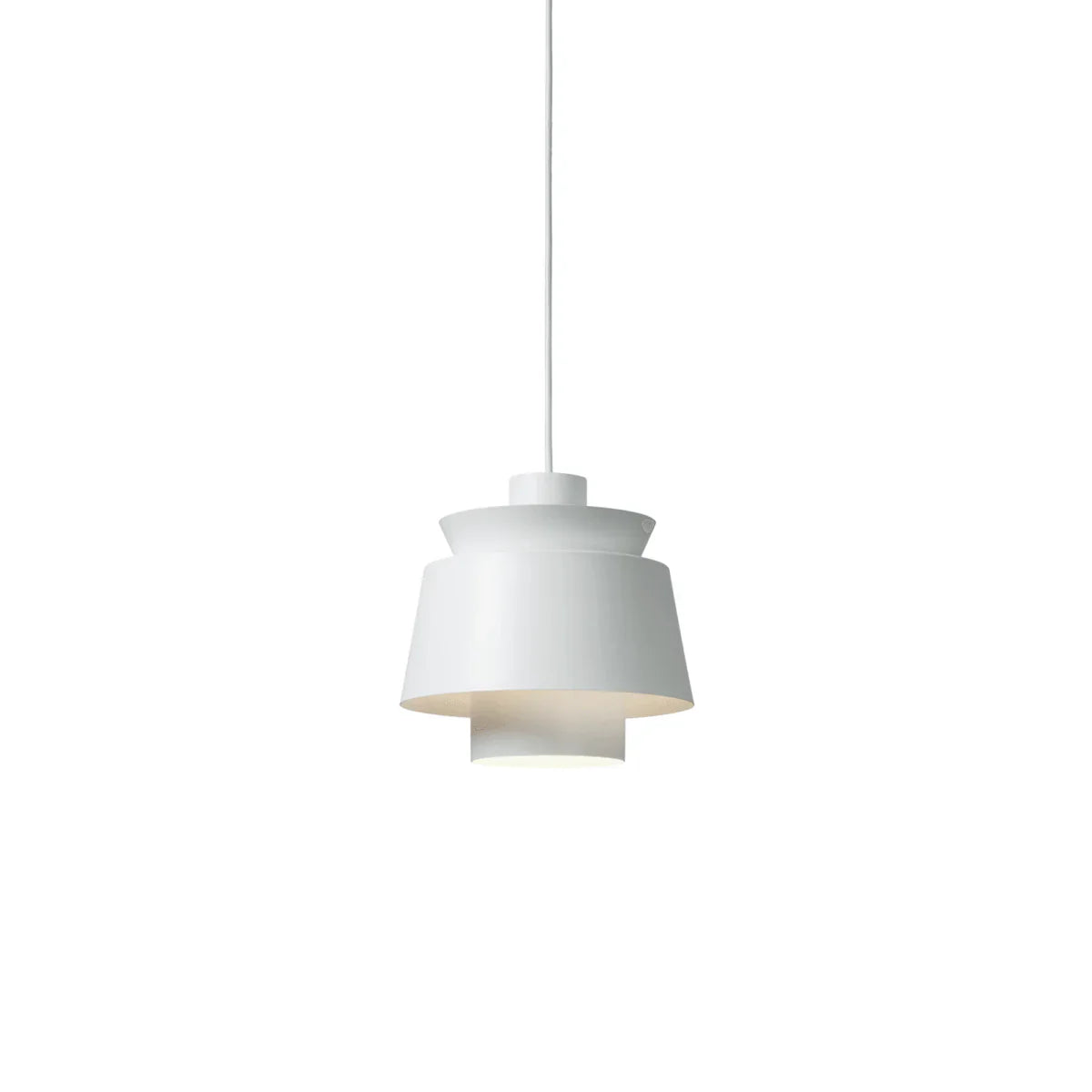 Moderne pendellampe med metalskærm