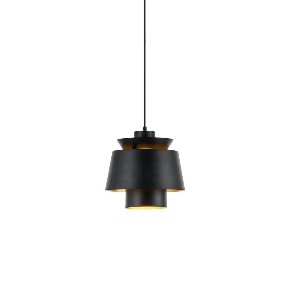 Moderne pendellampe med metalskærm